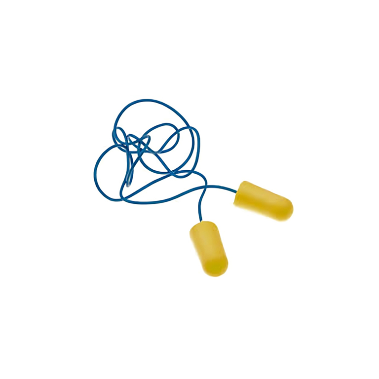 3M™ E-A-Rsoft™ Yellow Neons™ Earplugs 311-1251, Corded, Poly Bag, Large Size